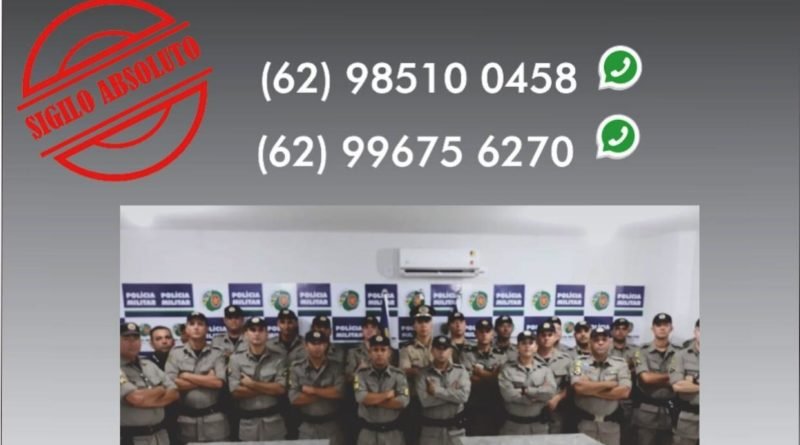 Polícia Militar de Hidrolândia passa a receber denúncias por meio de Whatsapp