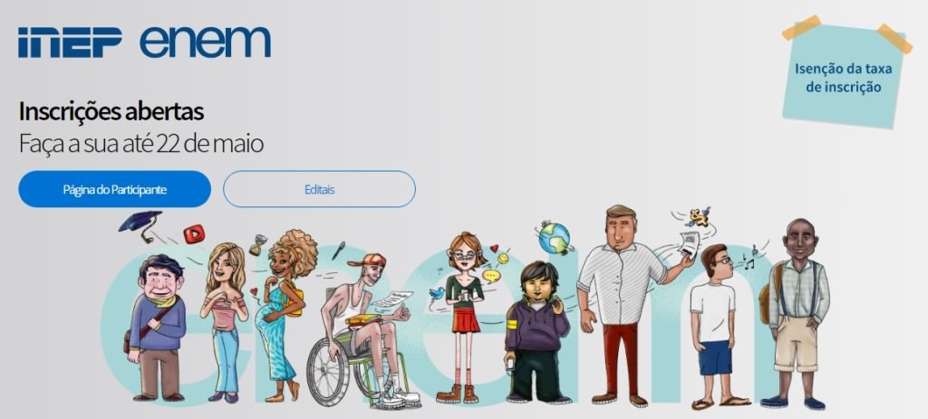 Começam hoje as inscrições para o Enem 2020