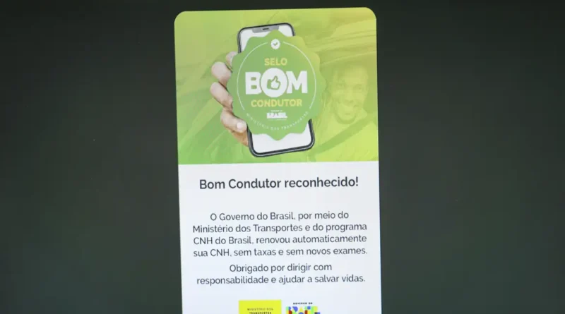 Renovação automática de CNH beneficia 300 mil na primeira semana