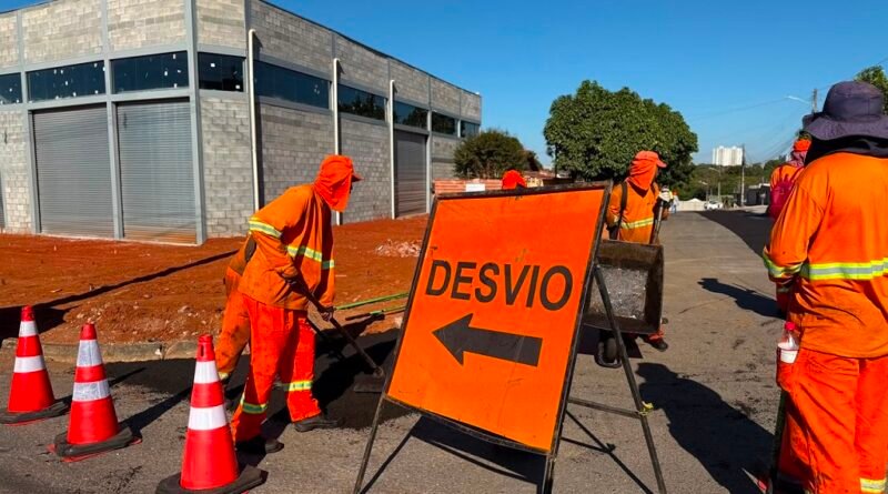 Prefeitura de Aparecida faz vistorias de obras de recapeamento asfáltico