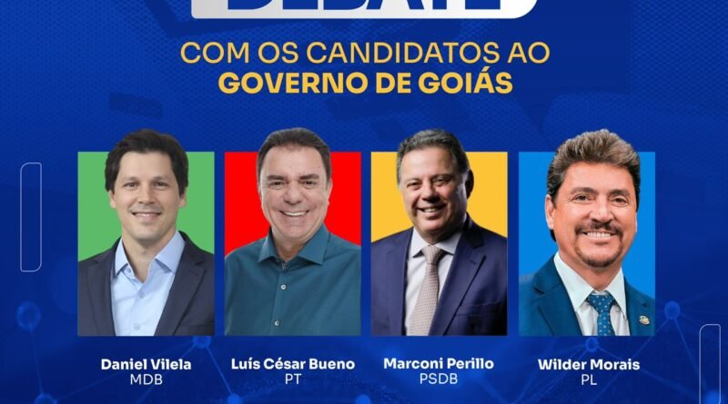 PUC TV Goiás realiza Debate Eleitoral com candidatos ao Governo de Goiás no dia 30 de agosto