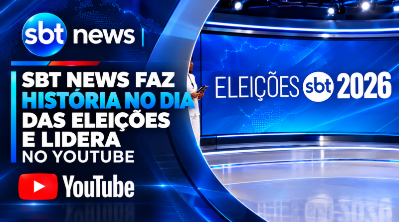 SBT NEWS GANHA DESTAQUE EM COBERTURA E AUDIÊNCIA NO YOUTUBE